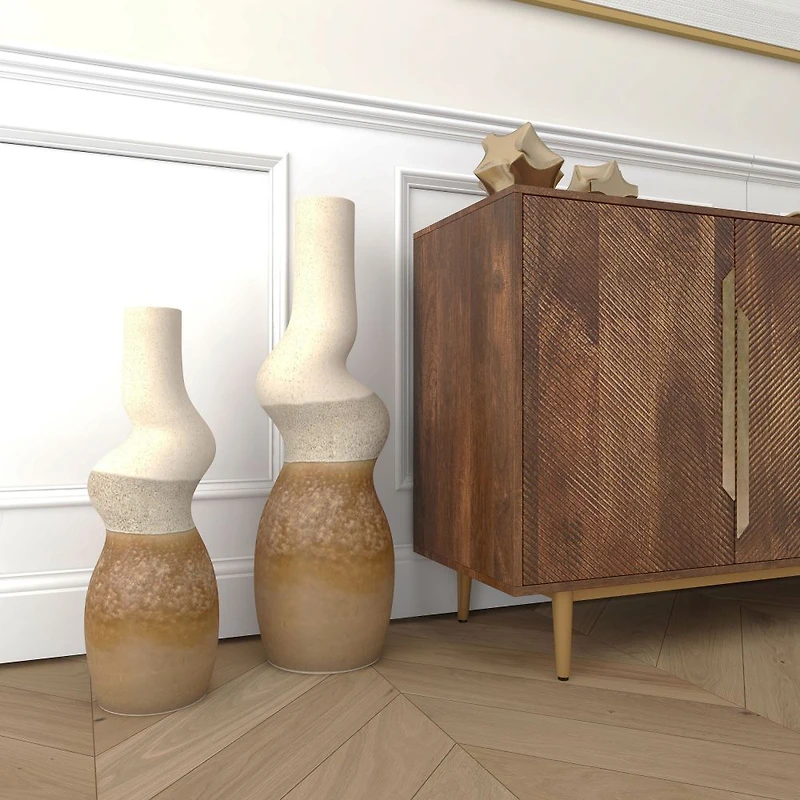 Montego Ceramic Floor Vase, Small