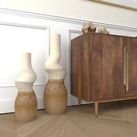 Montego Ceramic Floor Vase, Small