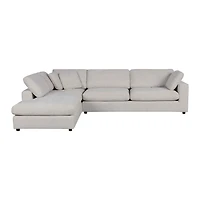Lene Sectional - Left Chaise-Oatmeal