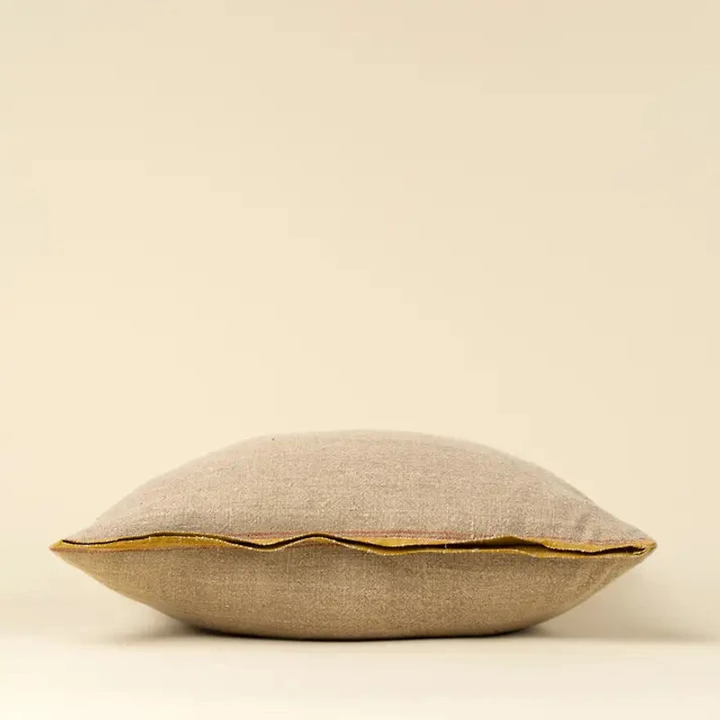 20 x 20 Selvage Linen Pillow, Sunflower
