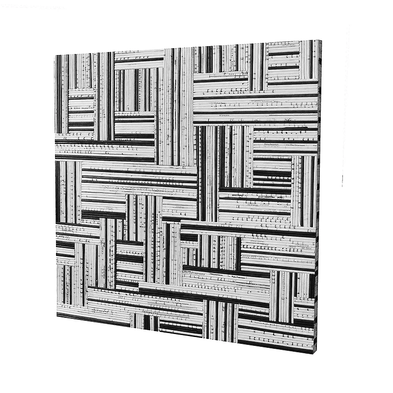 D-Bodhi Wall Deco - Black & White 24"