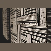 D-Bodhi Wall Deco - Black & White 24"