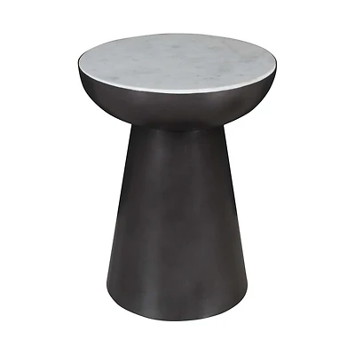 Cirkel Pedestal End Table Tall