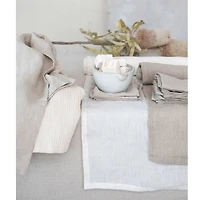 Stonewashed Linen Table Runner