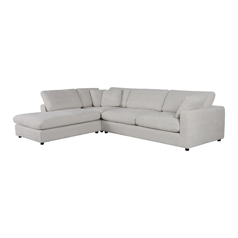 Lene Sectional - Left Chaise-Oatmeal