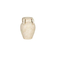 Rustic Terracotta Vase Three Handles