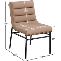 TOFFE DINING CHAIR- TAN
