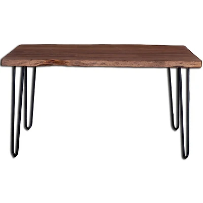 Organic Dining Table – Matte Brown