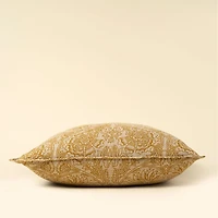 Floria Linen Pillow - Sunflower