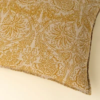 Floria Linen Pillow - Sunflower
