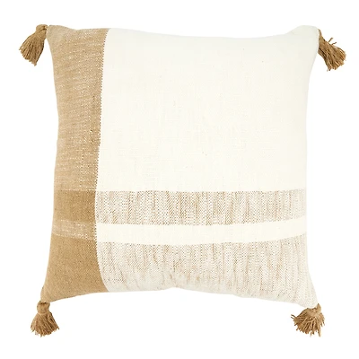 Large Plaid Pillow