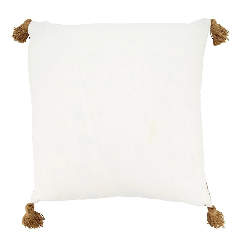 Large Plaid Pillow