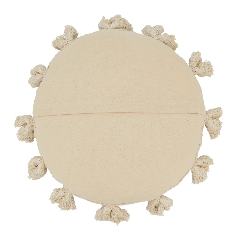Round Tassel Pillow - Cover