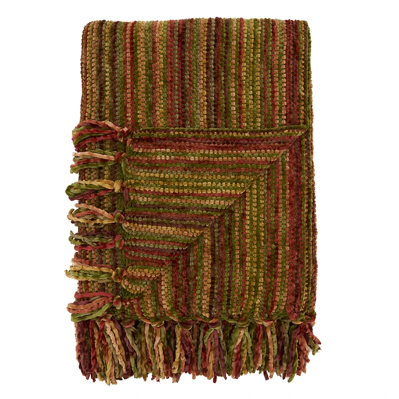Chenille Throw Multi