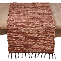 Leather Chindi Runner