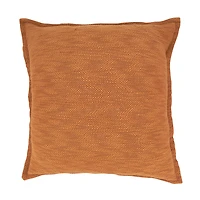 Textured Flange Pillow Terracotta