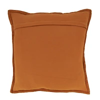 Textured Flange Pillow Terracotta