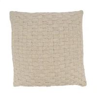 Waffle Weave Pillow Natural