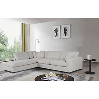Lene Sectional - Left Chaise-Oatmeal