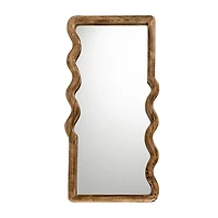 Ripple Wooden Mirror