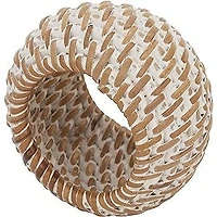 Woven Rattan Napkin Rings (Set of 4)