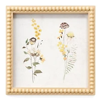 WALL ART FRAMED CANVAS PRNT FLOWERS MULTI