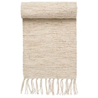 Table Runner Cotton Chindi Natural-White