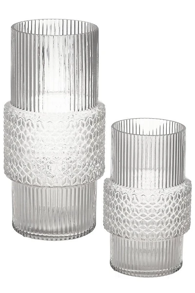 VASE MOULD-GLS TRIANGLES 9H