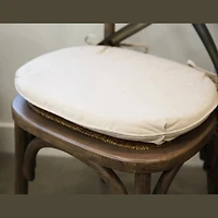 Seat Cushion for Cross Back Chair - linen