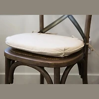 Seat Cushion for Cross Back Chair - linen