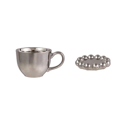 Stoneware Mug w/ 5-1/2" Round Ball Edge Sau