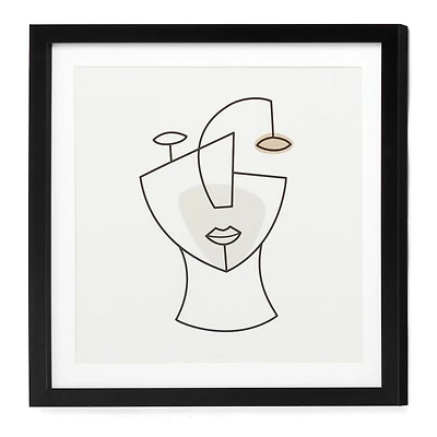 AMAL PS FRAMED WALL ART BLACK