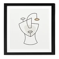 AMAL PS FRAMED WALL ART BLACK