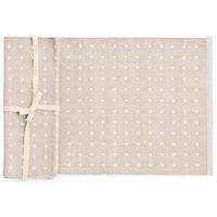 Dominika Rib Polka Dot Placemats - Set of 4