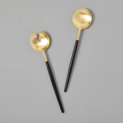 Black & Gold Serving Set