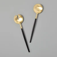 Black & Gold Serving Set