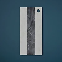 White & Gray Marble Rectangular Board, Large