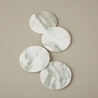 Lady Onyx Round Coasters, Set of 4