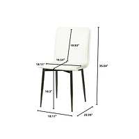 Luca Dining Chair - Fox White
