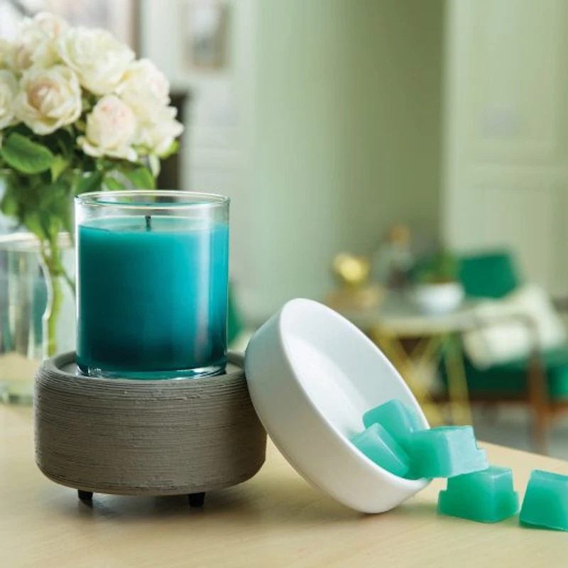 Grey Texture 2-In-1 Classic Fragrance Warmer