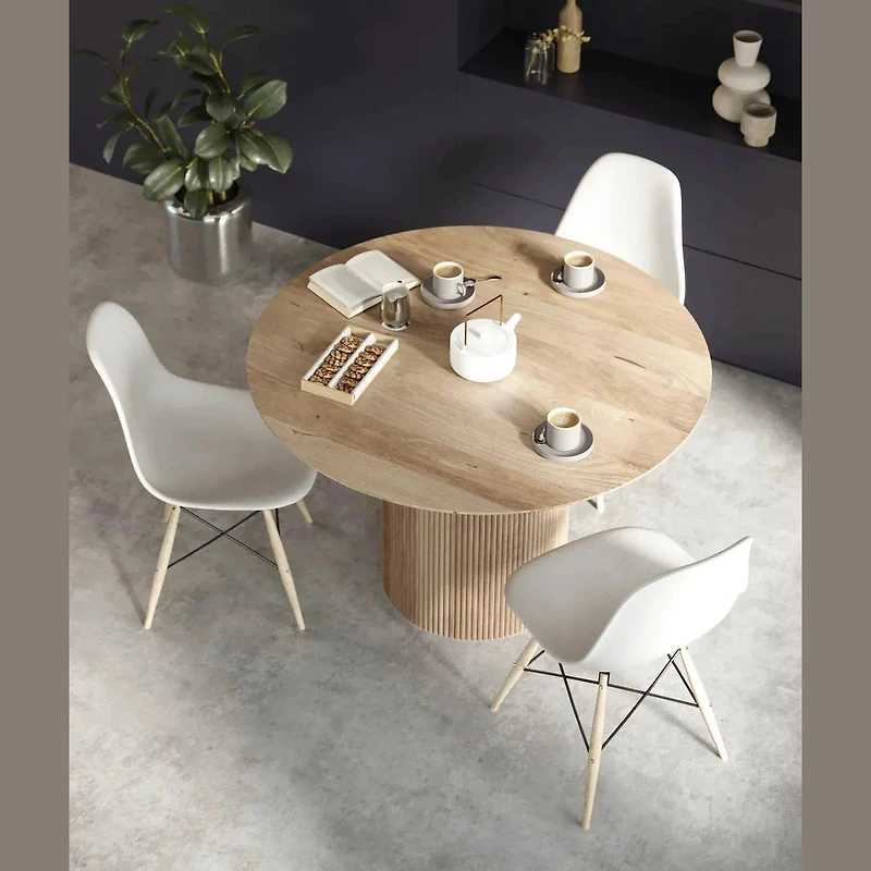 Cylinder Round Dining Table