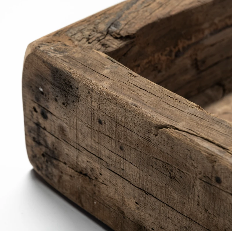 Carson (Small) 24L x 24W Brown Reclaimed Wood Tray