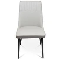 Tyson Two Tone Dining Chair - Faux Leather