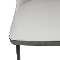 Tyson Two Tone Dining Chair - Faux Leather