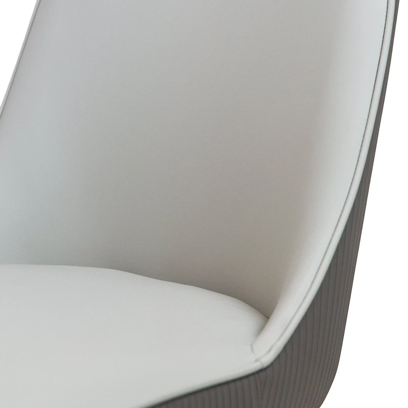 Tyson Two Tone Dining Chair - Faux Leather