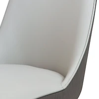 Tyson Two Tone Dining Chair - Faux Leather