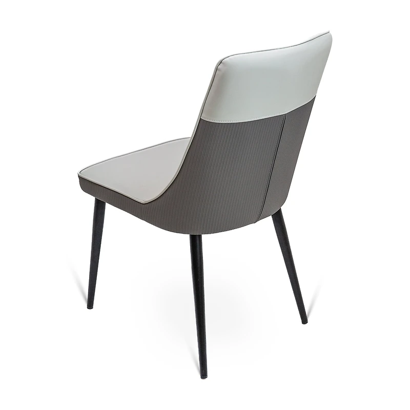 Tyson Two Tone Dining Chair - Faux Leather