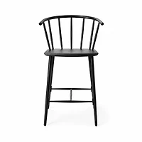 Colin Black Metal Counter Stool