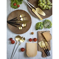Black & Gold Cheese Set