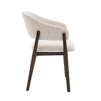 Fiol Dining Chair – Beige Upholstery & Dirty Oak Wood Frame